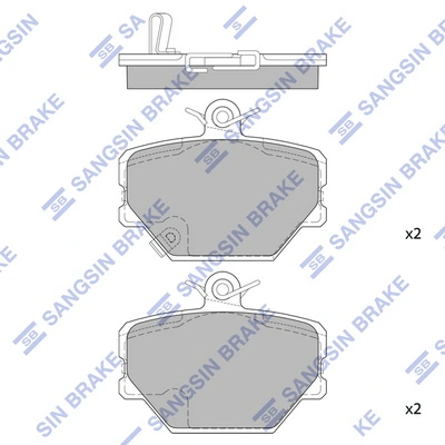  Pastillas de freno Smart FORTWO 