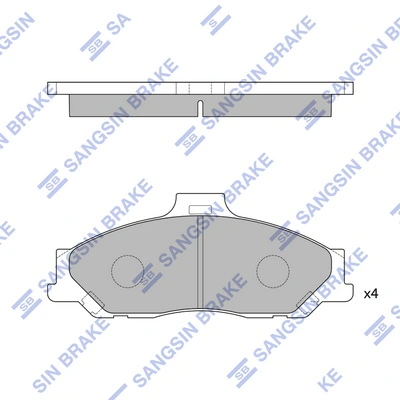 Comprar UHY13328ZE Mazda Pastillas delanteras de freno