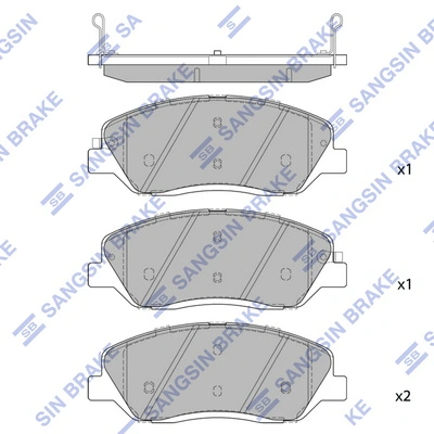 Pastillas freno delanteras SsangYong Actyon SUV (2011 - 2026) precio, desde 31,38 EUR