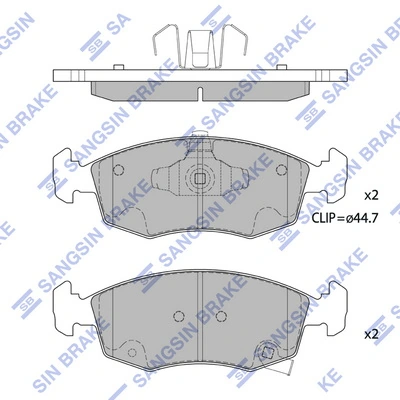 1623056880 Peugeot/Citroen Pastillas delanteras