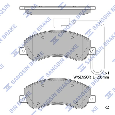  Pastillas de freno Ford Transit 6