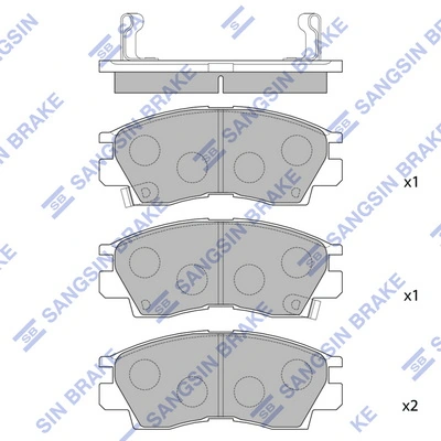 Comprar Pastillas de freno Mitsubishi Galant VI E3A