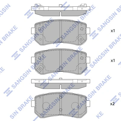 Comprar Pastillas de freno traseras KIA Rio  