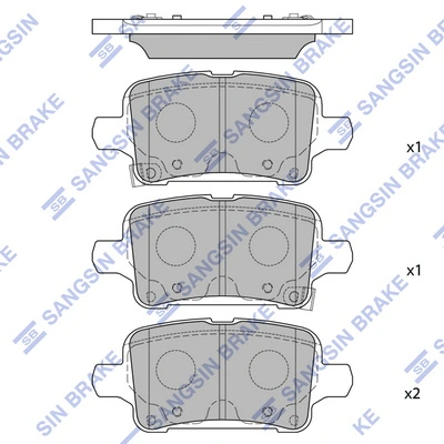 Comprar 13517515 General Motors Pastillas de freno traseras