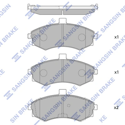 Comprar PKAE21 Parts-Mall Pastillas delanteras de freno