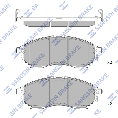 Pastilla de freno Nissan Navara NP300 III