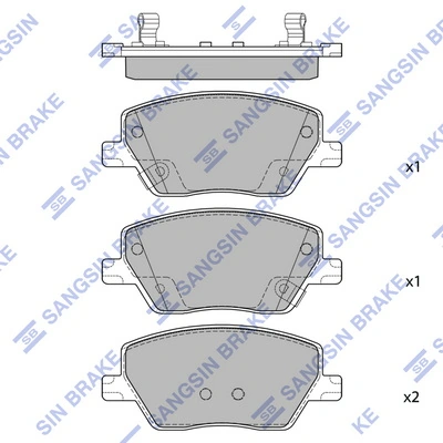 Pastillas delanteras para Fiat Tipo EGEA 356