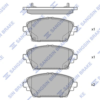  Pastillas de freno Honda Accord 6
