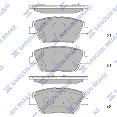 8550502603 Renault (RVI) Pastillas delanteras