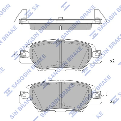 Pastillas traseras Mazda KBY62648Z