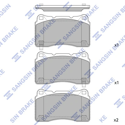 Pastillas freno delanteras Tesla Model S liftback (5YJS) (2016 - 2026) precio, desde 40,40 EUR