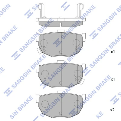 Pastillas traseras de freno KIA Cerato III sedán (YD) (2012 - 2019) precio, desde 17,68 EUR