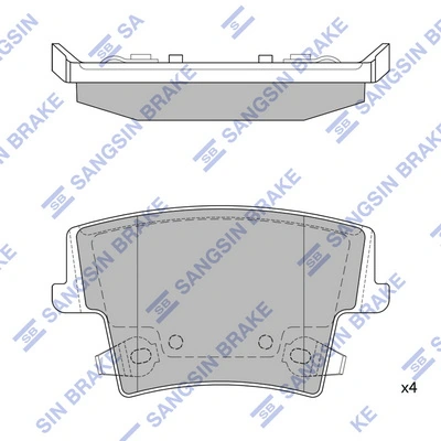 Comprar K05142566AC Fiat/Alfa/Lancia Pastillas de freno traseras