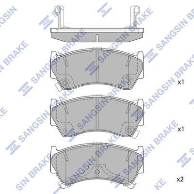Pastillas freno delanteras Suzuki Baleno sedán (EG) (1995 - 2002) precio, desde 23,96 EUR