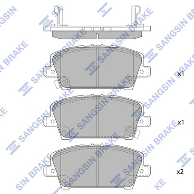 Pastillas de freno delanteras Honda Civic VIII