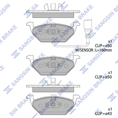  Pastillas de freno Seat Ibiza 4