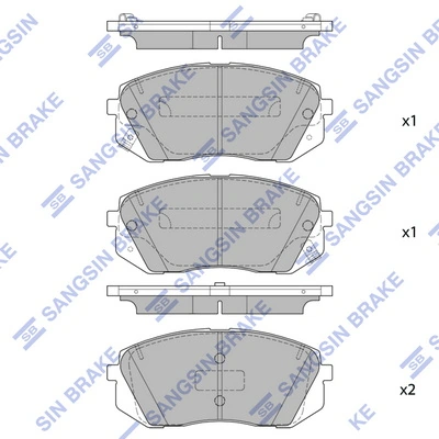  Pastillas de freno Hyundai Ix35 