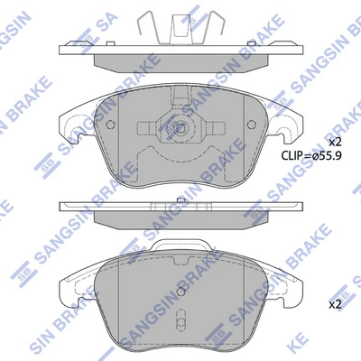 Pastillas freno delanteras Peugeot 2008 II SUV (2019 - 2026) precio, desde 33,82 EUR