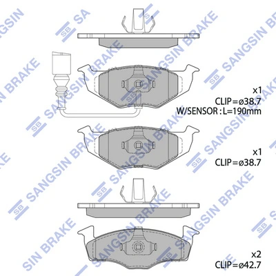 Comprar DP85003 Brembo Pastillas delanteras de freno