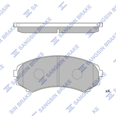 Comprar 897287263 Isuzu Pastillas delanteras de freno