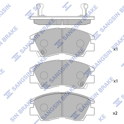 Comprar Pastillas de freno Mitsubishi Pajero I L04G, L14G