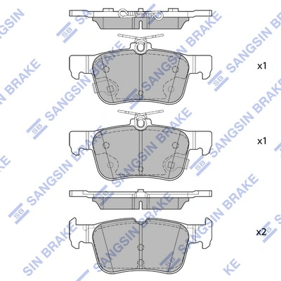 Pastillas traseras de freno Chrysler 82210401 precio, desde 26,62 EUR
