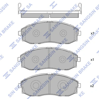 Comprar Pastillas de freno Hyundai H-1 STAREX Starex A1