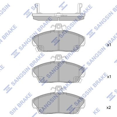 Comprar SFP100260 Land Rover Pastillas delanteras de freno