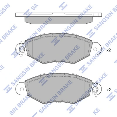 Comprar 4106000QAG Nissan/Infiniti Pastillas delanteras de freno