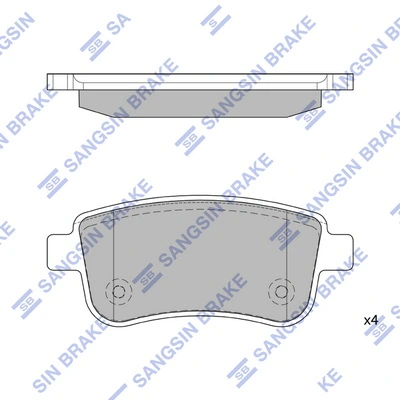 Pastillas traseras Peugeot/Citroen 1617283580