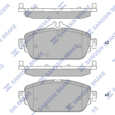 Pastillas delanteras para Mercedes E  W213