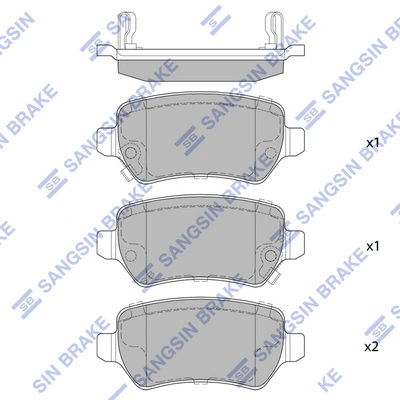 Pastillas traseras de freno Lada 11196350208900 precio, desde 17,77 EUR