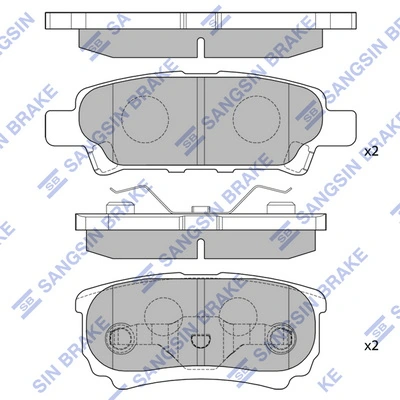 Comprar K05191271AC Fiat/Alfa/Lancia Pastillas de freno traseras