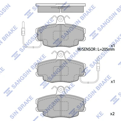 Comprar Pastillas de freno Citroen C15  VD