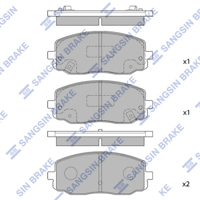  Pastillas de freno KIA Picanto 1