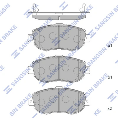 Comprar Pastillas de freno Lexus IS  E1
