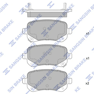Pastillas traseras de freno Fiat/Alfa/Lancia K68044761AB precio, desde 30,96 EUR