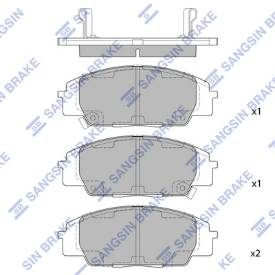 Pastillas de freno delanteras Honda Civic VIII TYPE R