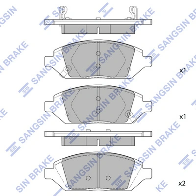 Comprar 42349235 General Motors Pastillas delanteras de freno