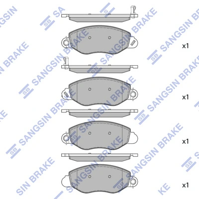 Pastillas delanteras para Ford Transit V V184/5