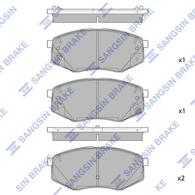 Pastillas de freno Hyundai Tucson 2