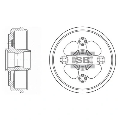 Tambor de freno trasero Spark (Matiz)  hatchback (2005-2010) original desde 33,06 €