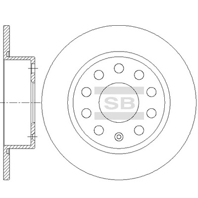 Disco de freno trasero 8671017411 Renault (RVI)