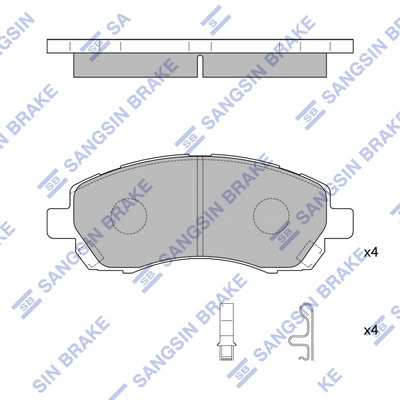 Pastillas freno delanteras Subaru Legacy II sedán (BD, BG) (1994 - 1999) precio, desde 18,36 EUR