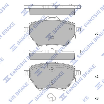 Comprar 3502110XSZ08A Great Wall Pastillas de freno traseras