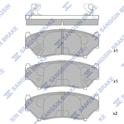 Comprar 500028834 Iveco Pastillas de freno traseras