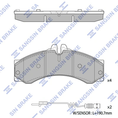 Pastillas de freno 44202420 Freightliner