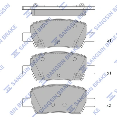 Pastillas traseras para KIA Sorento IV (MQ4, MQ4A)