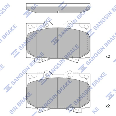  Pastillas de freno Toyota Land Cruiser 