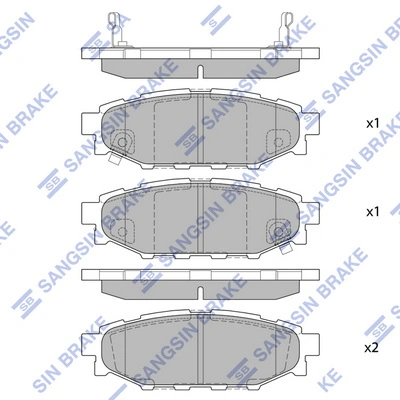 Comprar Pastillas de freno traseras Subaru Forester IV S13, SJ